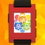SmartWatch for Pebble: Configure Digital Calculator, Reminders, Calendar, Weather, Stocks, Music, Camera, Bitcoin, GPS, Find My Phone, Phone Battery, Contact, +, video, Watch Battery, temperature, remote controller, songview icon