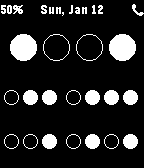 Binary BCD watchface icon