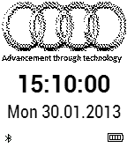 Audi white  icon