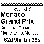 Formula 1 schedule icon
