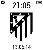 Atletico de Madrid football watchface icon