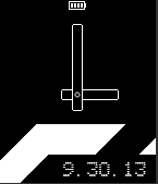 analog with large divider  icon