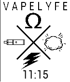 white vapelyfe icon