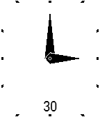 White, clear, simple icon