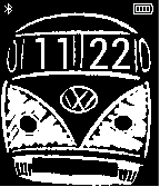 vw bus black face 2 icon