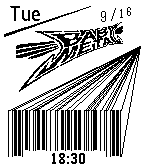BAR Code　Metal icon