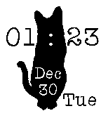 Black and White Cat icon
