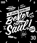 Better Call Saul Black Dial icon