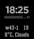 Week Number Clock icon
