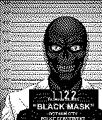 Black Mask Mugshot  icon