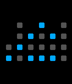 BCD minimalist (binary watch) icon