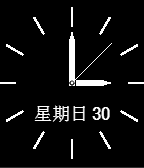 Analog Face Black icon