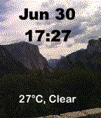 Yosemite Watchface with Weather Status icon