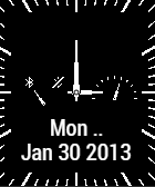 Analog Chronograph with Date icon
