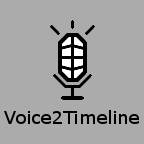 Voice2Timeline icon