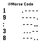 @MorseCode for Pebble icon