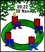 Adventskranz / Advent wreath icon