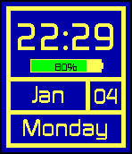 Battery Clock Color icon