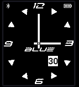 Blue modern icon