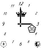 Blue Royal white 3 icon