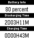 Battery life icon