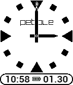 Analog Triangle - White icon