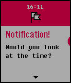 A Notification! icon