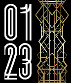 Art Deco Big Text icon